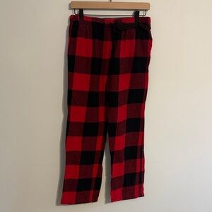 Old Navy Red and Black Plaid Match the Family Sleep Pants